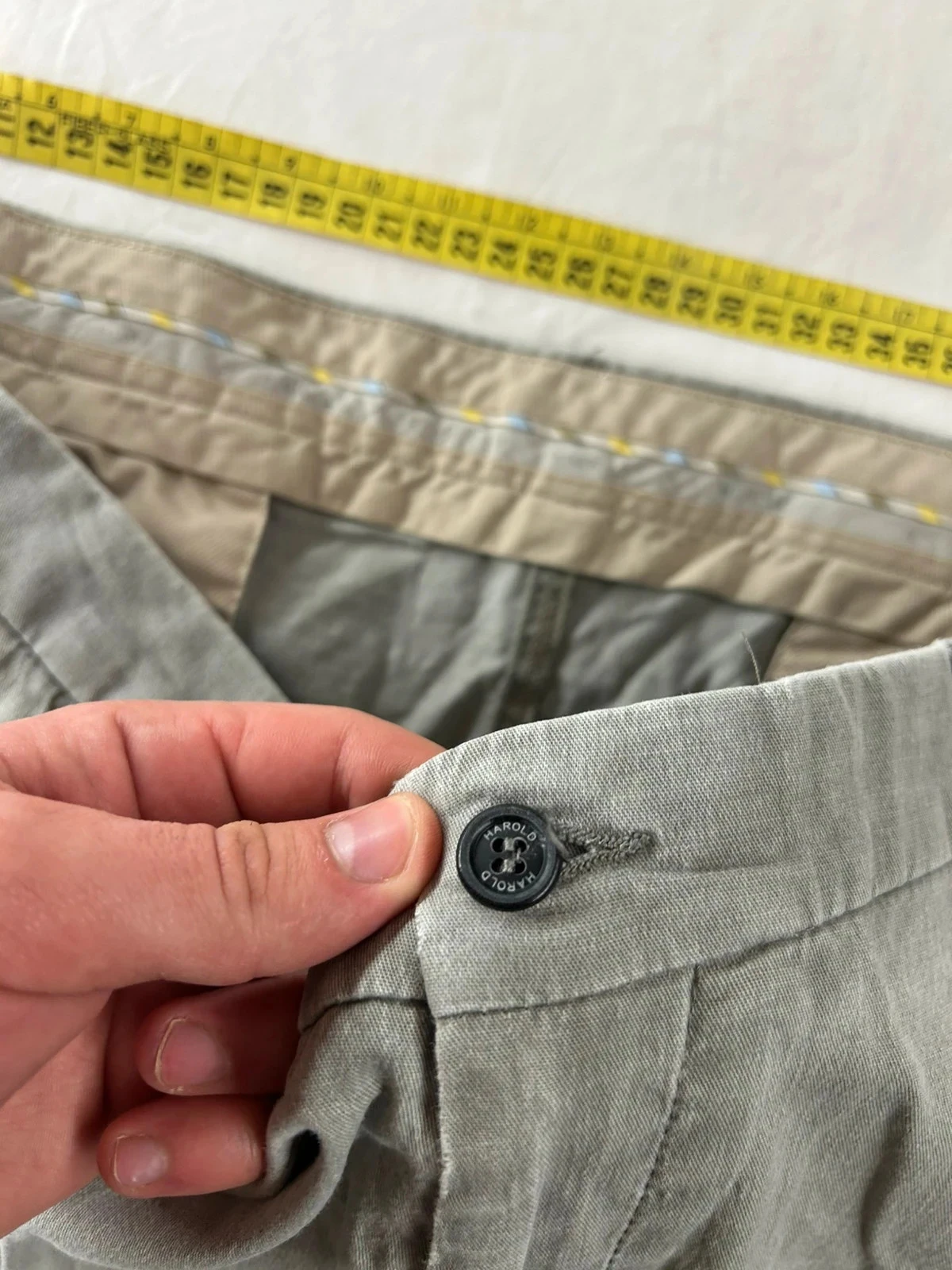 Calça Chino bege cinza Harold – photo 9